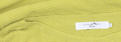 Womens UK Size 8 John Lewis Yellow Pullover Jumper