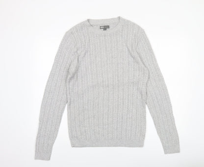Mens UK Size L ASOS Grey Pullover Jumper
