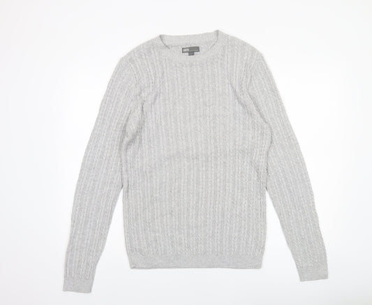 Mens UK Size L ASOS Grey Pullover Jumper