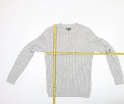 Mens UK Size L ASOS Grey Pullover Jumper