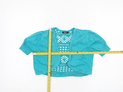 Womens UK Size M M&Co Blue Cardigan Jumper