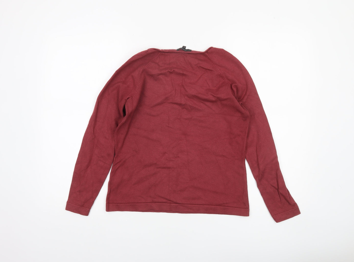 Womens UK Size M Linea Red Pullover Jumper