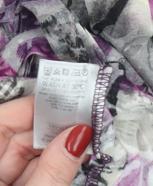 Womens UK Size 12 Marks and Spencer Multicoloured Wrap Blouse