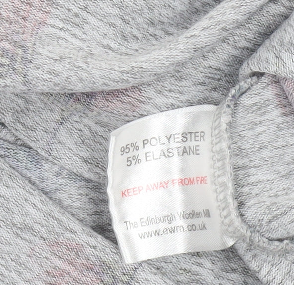 Womens UK Size M Isle Collection Grey Pullover Jumper
