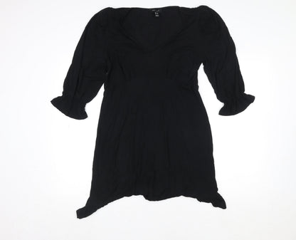 New Look Women’s Black A-Line Knee Length Dress Size 12