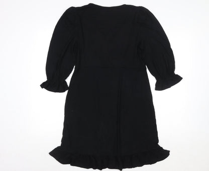 New Look Women’s Black A-Line Knee Length Dress Size 12