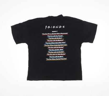 Womens UK Size 12 George Black Basic T-Shirt