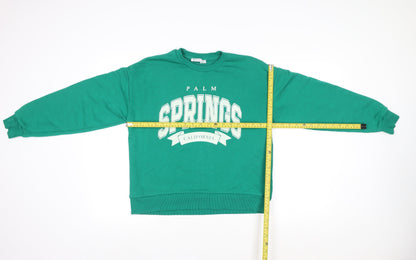 Womens UK Size 12 Stradivarius Green Pullover Sweatshirt