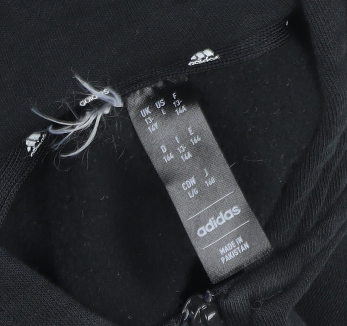 Boys UK Size 14 Years adidas Black Track Jacket