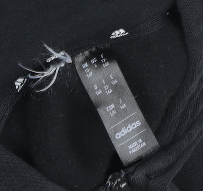Boys UK Size 14 Years adidas Black Track Jacket