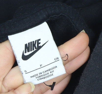 Mens UK Size S Nike Black Pullover Hoodie