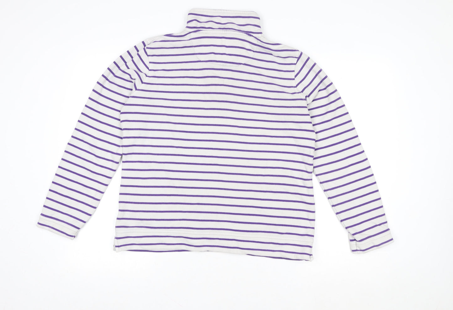 Womens UK Size 12 Crew Clothing Co. White Pullover Sweatshirt