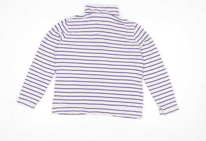 Womens UK Size 12 Crew Clothing Co. White Pullover Sweatshirt
