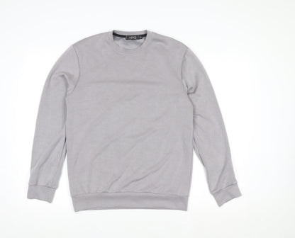 Womens UK Size S MNQ Grey Basic T-Shirt