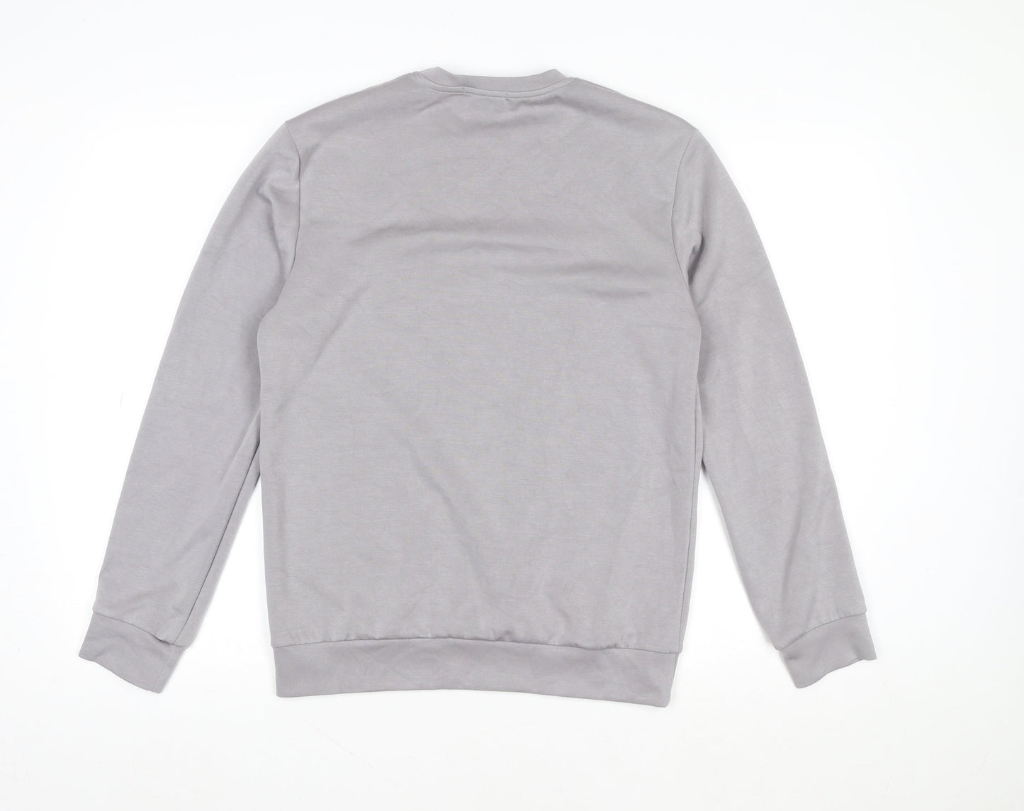 Womens UK Size S MNQ Grey Basic T-Shirt