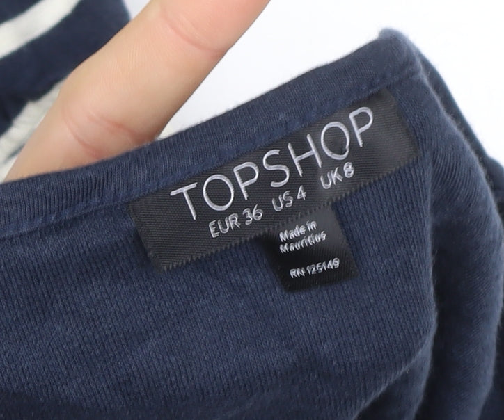 Womens UK Size 8 Topshop Fit & Flare Dress
