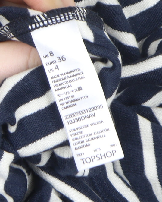 Womens UK Size 8 Topshop Fit & Flare Dress