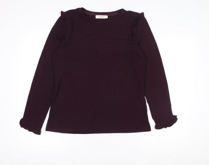 Womens UK Size S Oasis Purple Basic T-Shirt