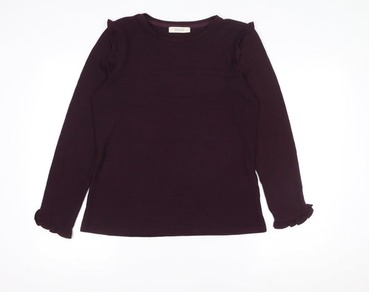 Womens UK Size S Oasis Purple Basic T-Shirt