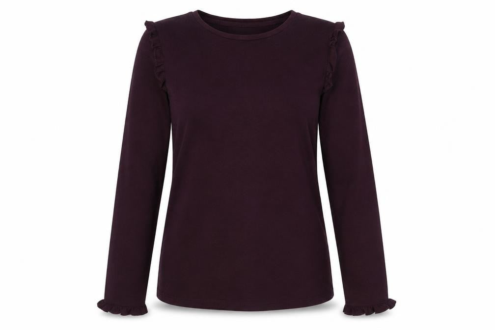 Womens UK Size S Oasis Purple Basic T-Shirt