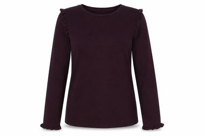 Womens UK Size S Oasis Purple Basic T-Shirt