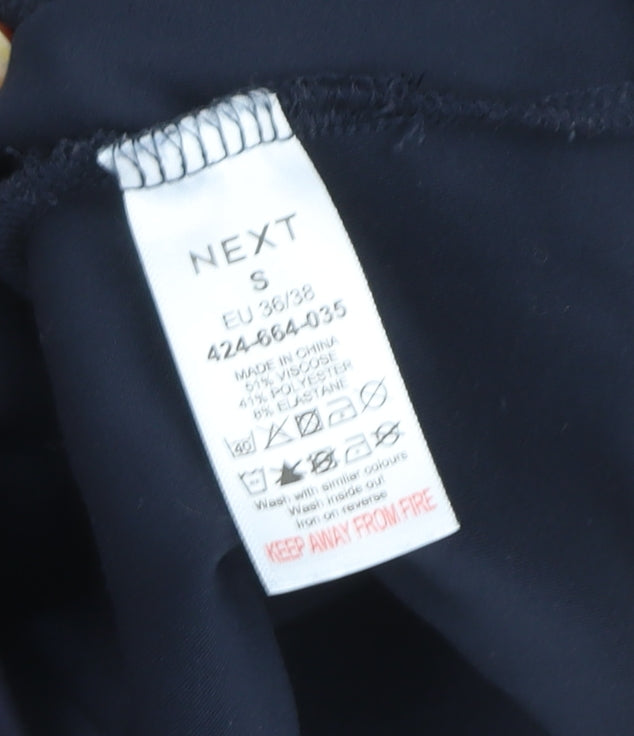 Womens UK Size S NEXT Blue Pullover Sweatshirt
