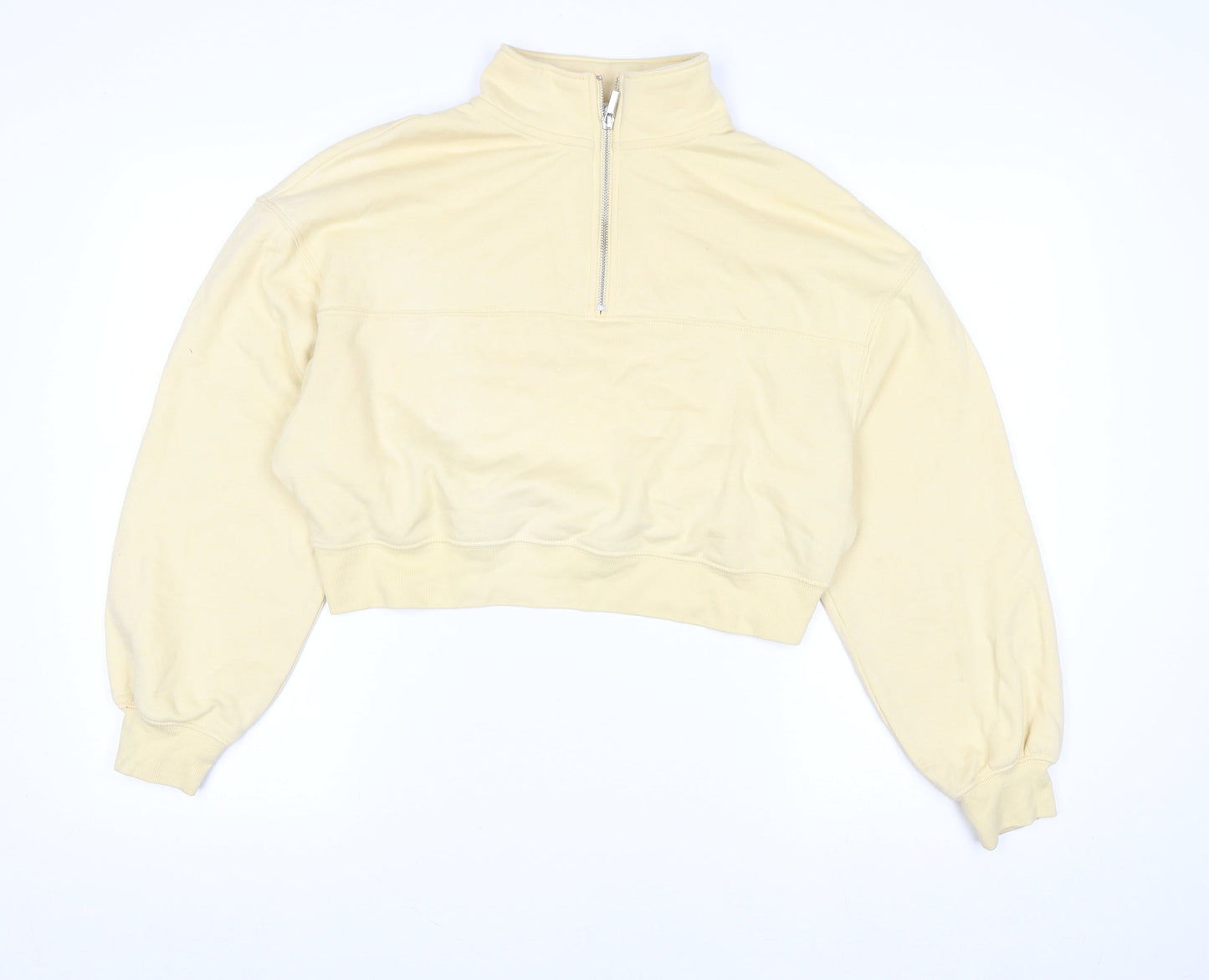 Womens UK Size M H&M Beige Pullover Sweatshirt