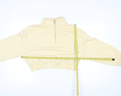 Womens UK Size M H&M Beige Pullover Sweatshirt