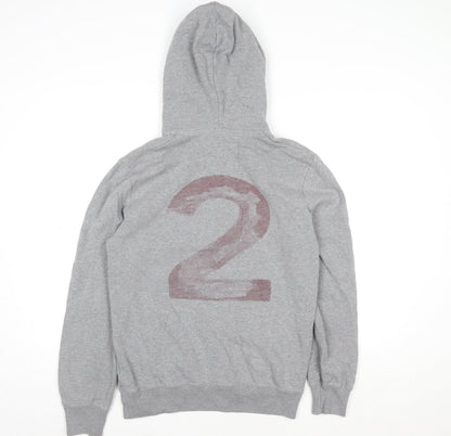 Womens UK Size XS Jack Wills Grey Pullover Hoodie