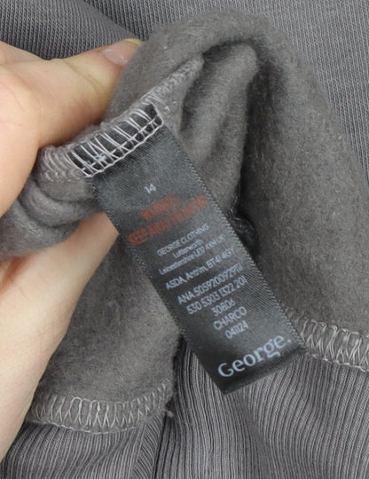 Womens UK Size 14 George Grey Pullover Sweatshirt