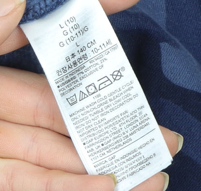 Boys UK Size 10-11 Years Gap Blue Basic Jacket