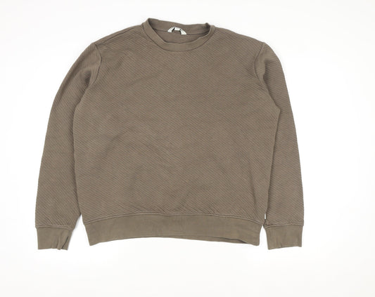 Womens UK Size L Marks and Spencer Brown Pullover Sweatshirt