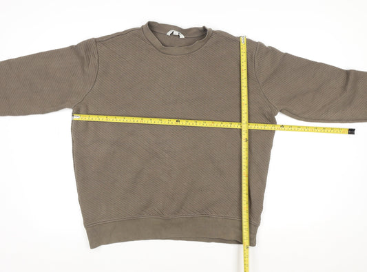 Womens UK Size L Marks and Spencer Brown Pullover Sweatshirt