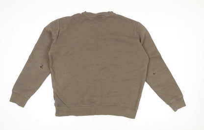Womens UK Size L Marks and Spencer Brown Pullover Sweatshirt