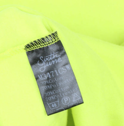 Mens UK Size S Sixth June Yellow Running & Jogging Gym & Training Jacket