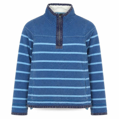 Womens UK Size 10 FatFace Blue Pullover Sweatshirt
