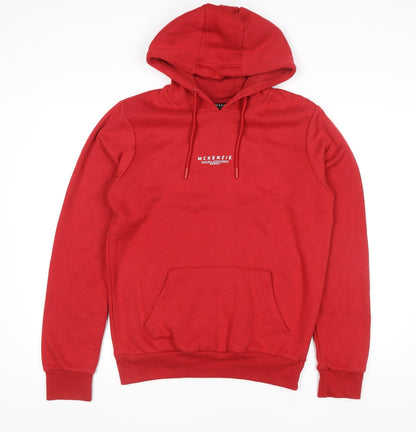 Womens UK Size XL McKenzie Red Pullover Hoodie