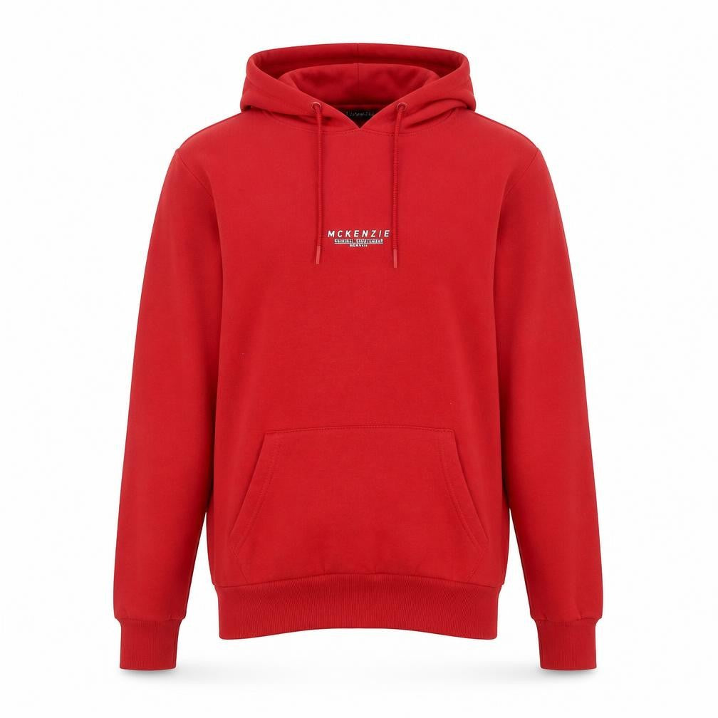 Womens UK Size XL McKenzie Red Pullover Hoodie