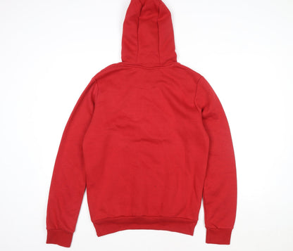 Womens UK Size XL McKenzie Red Pullover Hoodie