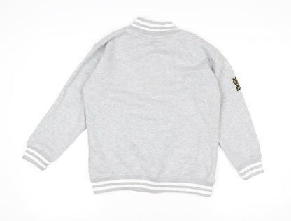 University of Cambridge Grey Girls 9-10 Years Button Cardigan Sweatshirt