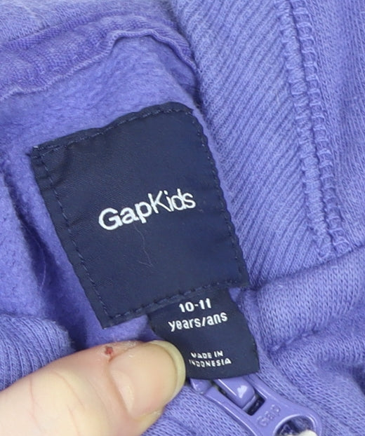 Girls UK Size 10-11 Years Gap Purple Basic Jacket