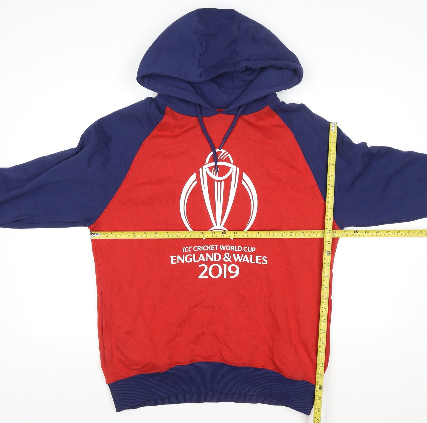 Mens UK Size XL Fanatics Red Pullover Hoodie