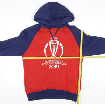 Mens UK Size XL Fanatics Red Pullover Hoodie