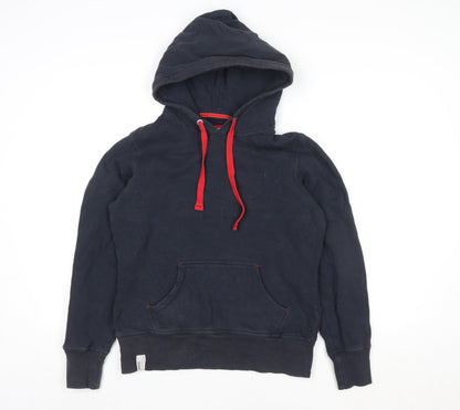 Womens UK Size 12 MUSTO Blue Pullover Hoodie