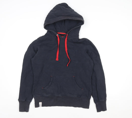 Womens UK Size 12 MUSTO Blue Pullover Hoodie