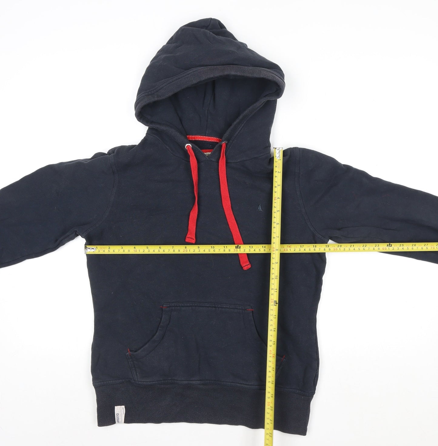 Womens UK Size 12 MUSTO Blue Pullover Hoodie