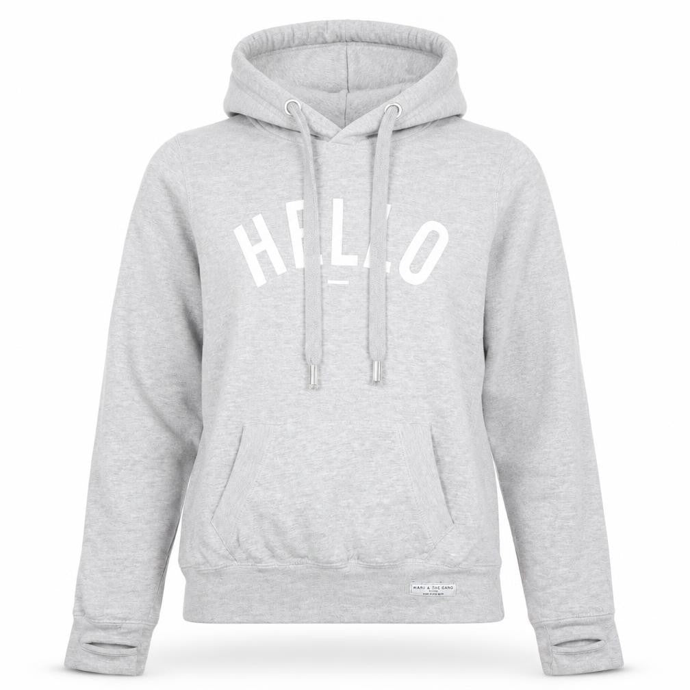 Womens UK Size M Made The Label Grey Pullover Hoodie