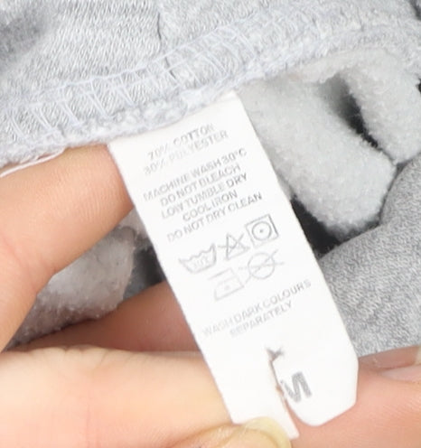 Womens UK Size M Made The Label Grey Pullover Hoodie