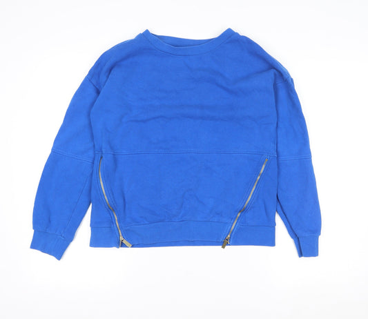 Womens UK Size S NEXT Blue Pullover Sweatshirt