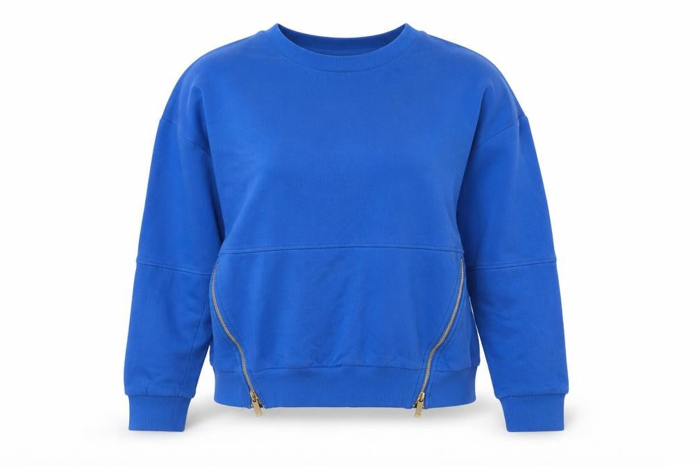 Womens UK Size S NEXT Blue Pullover Sweatshirt
